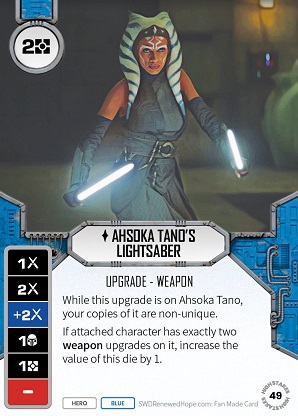 Ahsoka Tano's Lightsaber